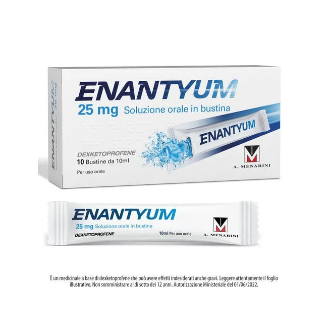 Enantyum 25 mg 10 Bustine Mal di Testa