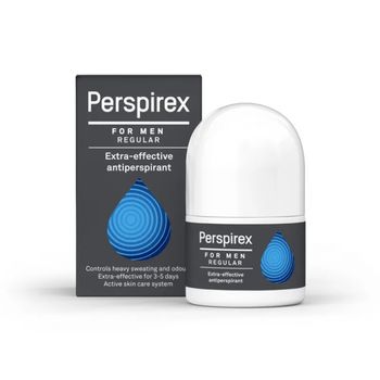 Perspirex For Men Regular Antitraspirante Roll On 20 ml Deodorante Antitraspirante Uomo