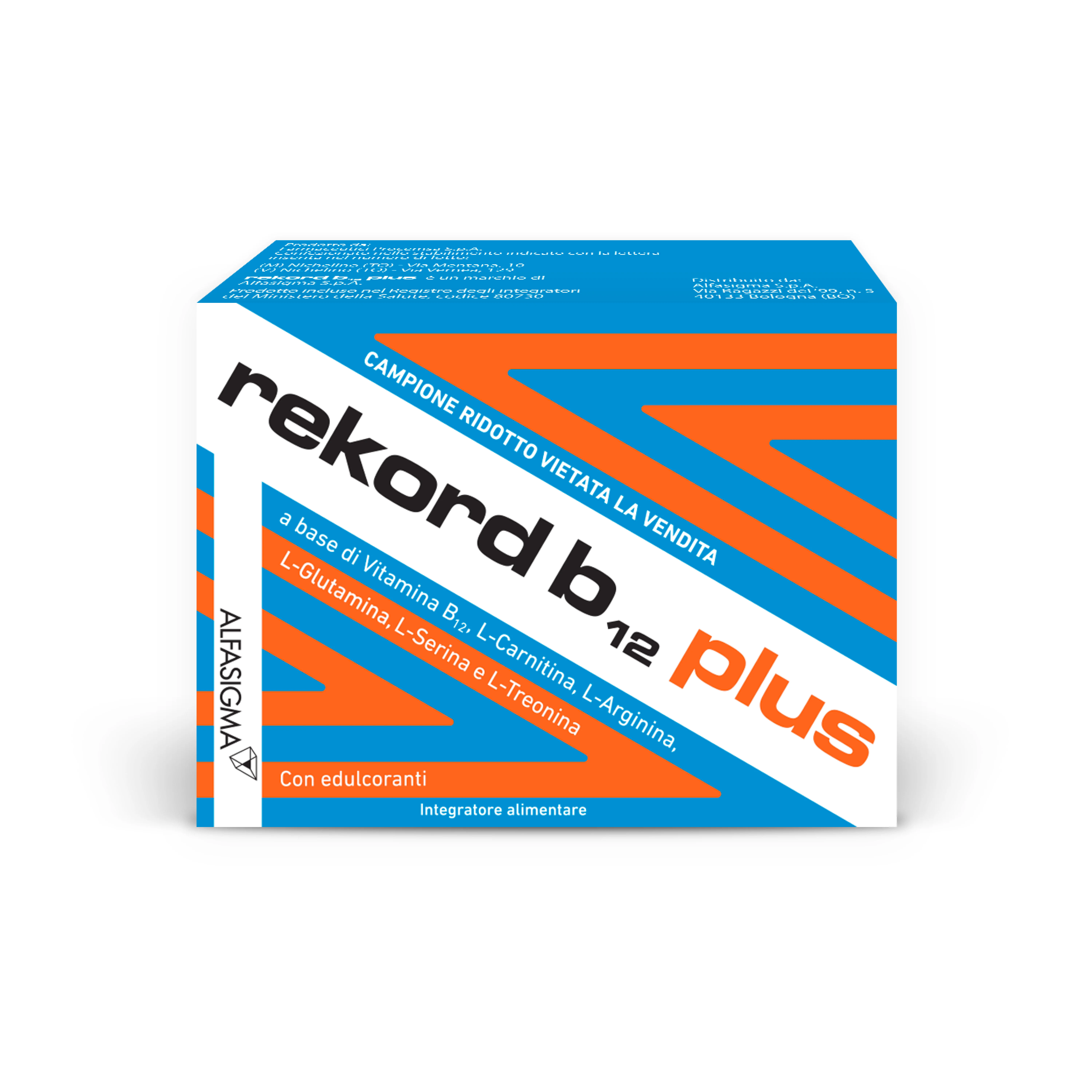 Rekord B12 Plus 10 Flaconcini Contro Stanchezza Fisica e Mentale