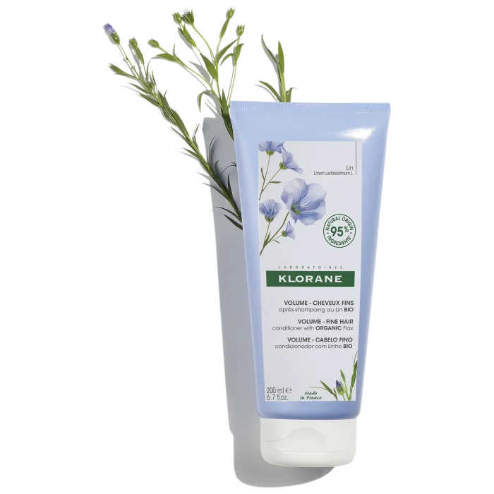 Klorane Balsamo Al Lino Bio 200 ml Capelli Sottili