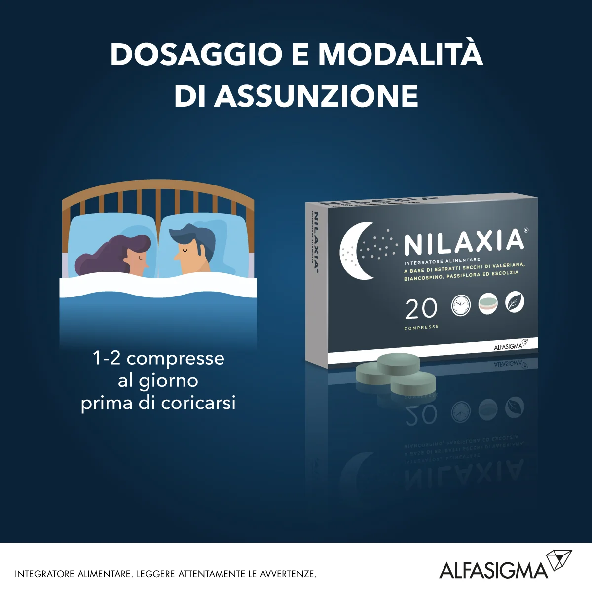 Nilaxia 20 Compresse Ansia e Sonno