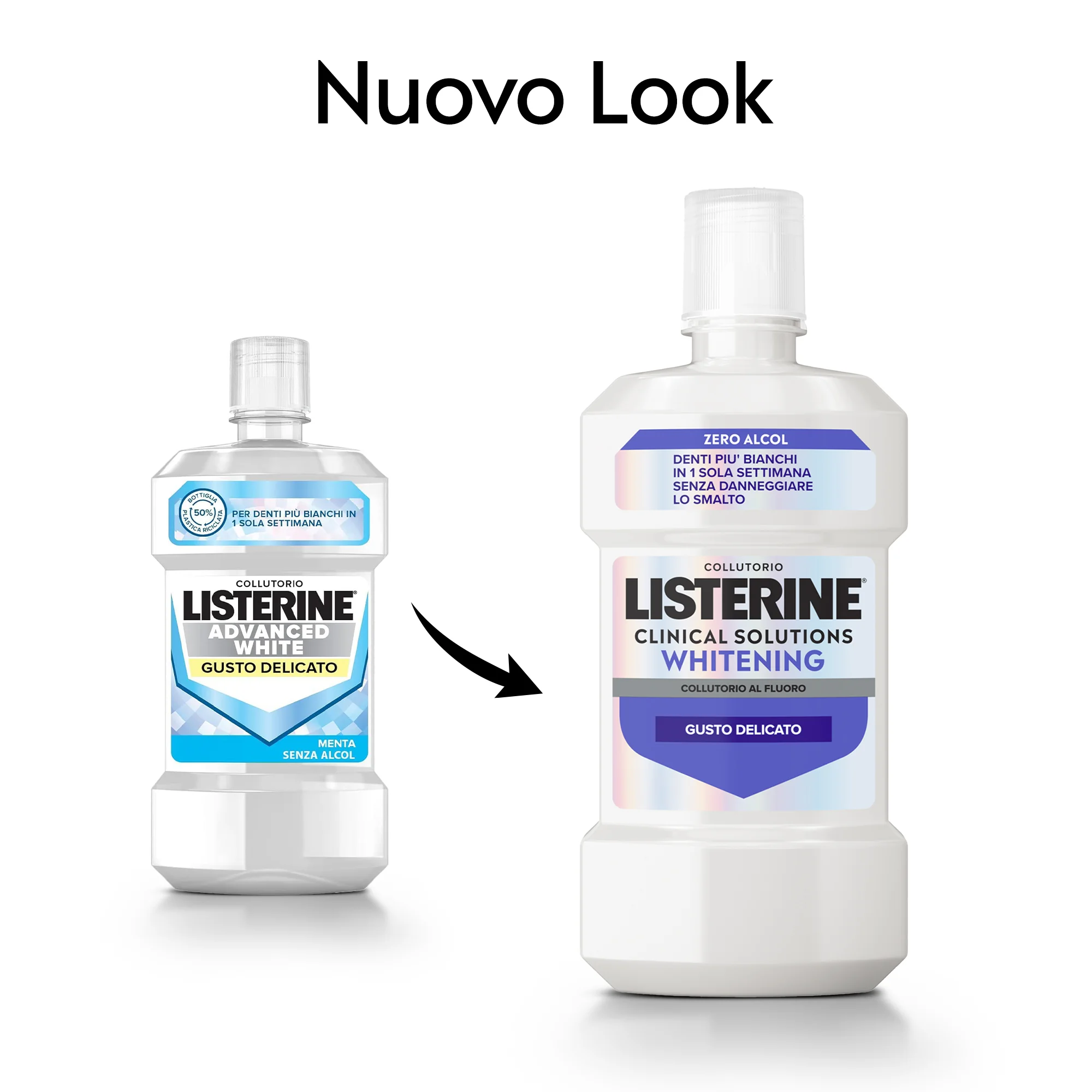Listerine Advanced White Delicato Rinforza i Denti