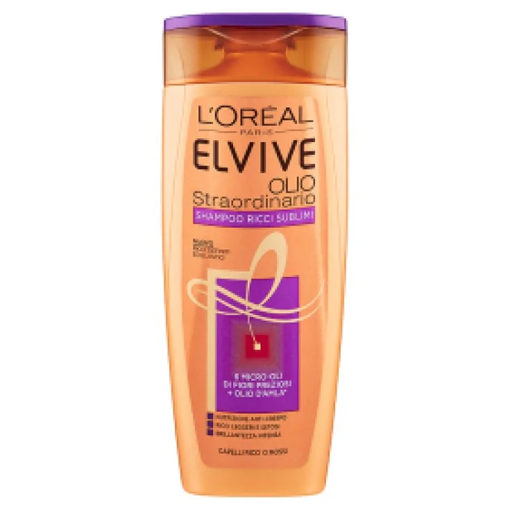 L'oreal Paris Elvive Shampoo Ricci 250 ml Shampoo per Capelli Ricci Secchi