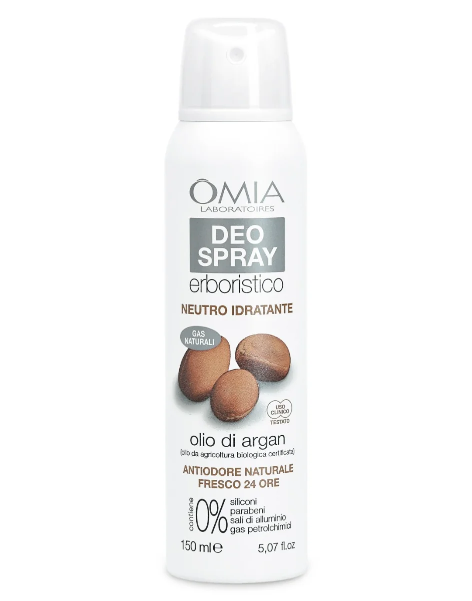 Omia Deo Spray Erboristico con Olio di Argan Bio 150 ml