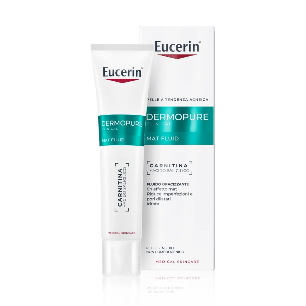 Dermopure Clinical Fluido Opacizzante Matt 50Ml Pelle Grassa a Tendenza Acneica