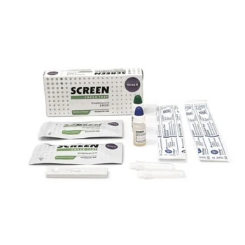 Test Rapido Streptococco Tampone Faringeo Screen 2 Pezzi Screen Test Streptococco A