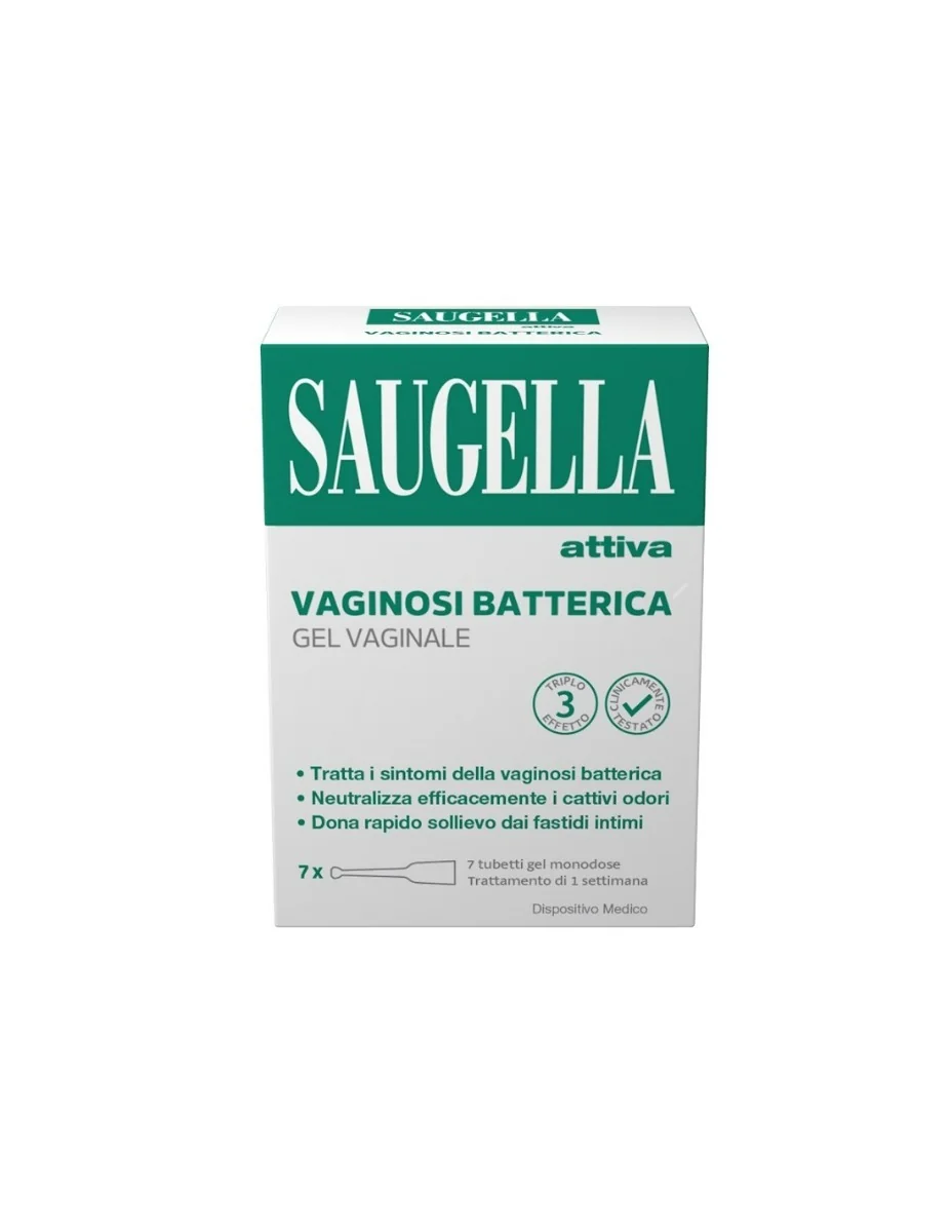 Saugella Attiva Vaginosi Batterica 7 tubetti monodose Gel vaginale