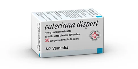 Valeriana Dispert 45 mg Estratto Secco di Valeriana 30 Compresse Rivestite