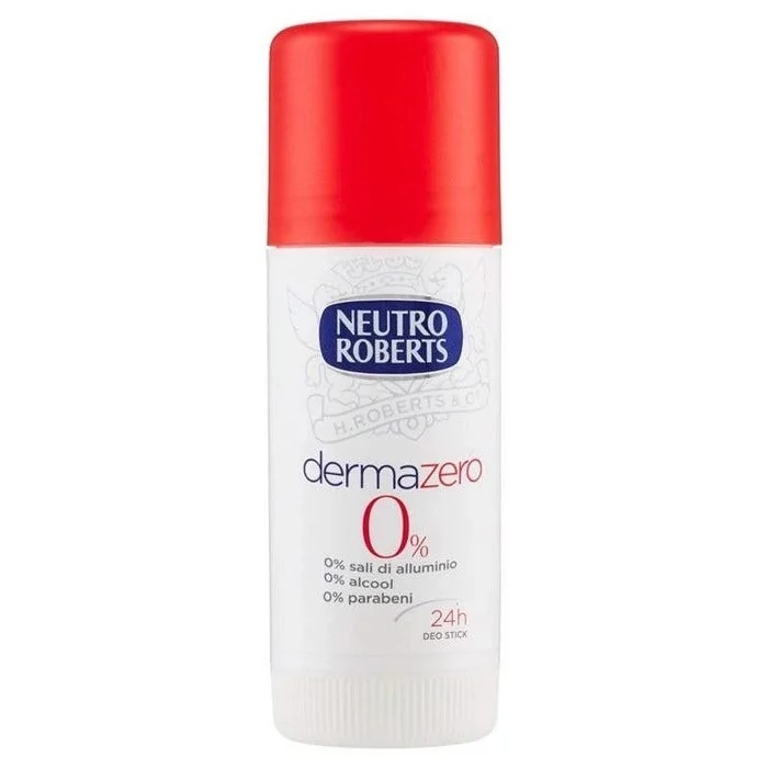 Neutro Roberts Deo Stick Dermazero 40 ml Formulato per minimizzare i rischi di sensibilizzazione