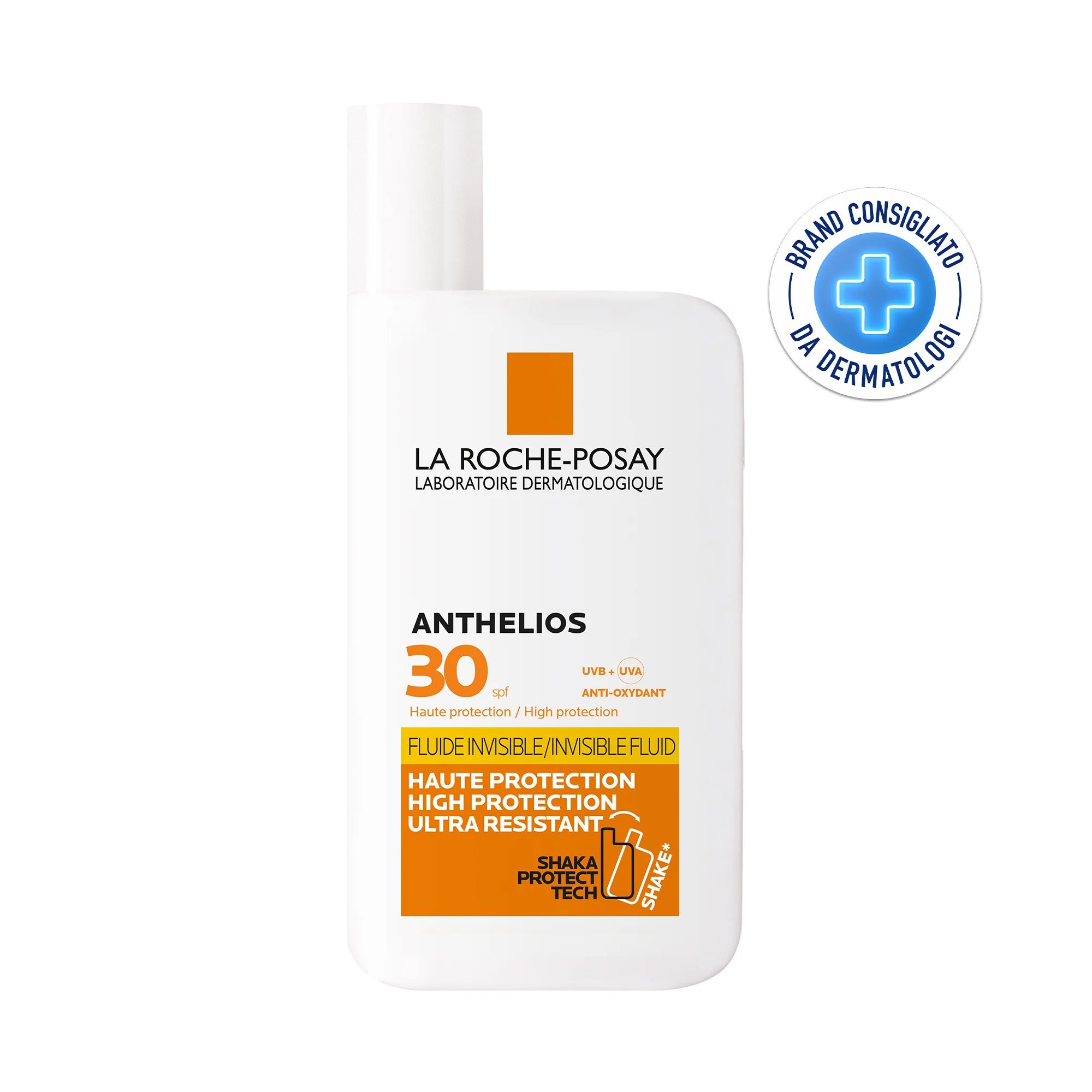 La Roche Posay Anthelios Shaka Fluido SPF30, 50 Ml Protezione solare ultra resistente