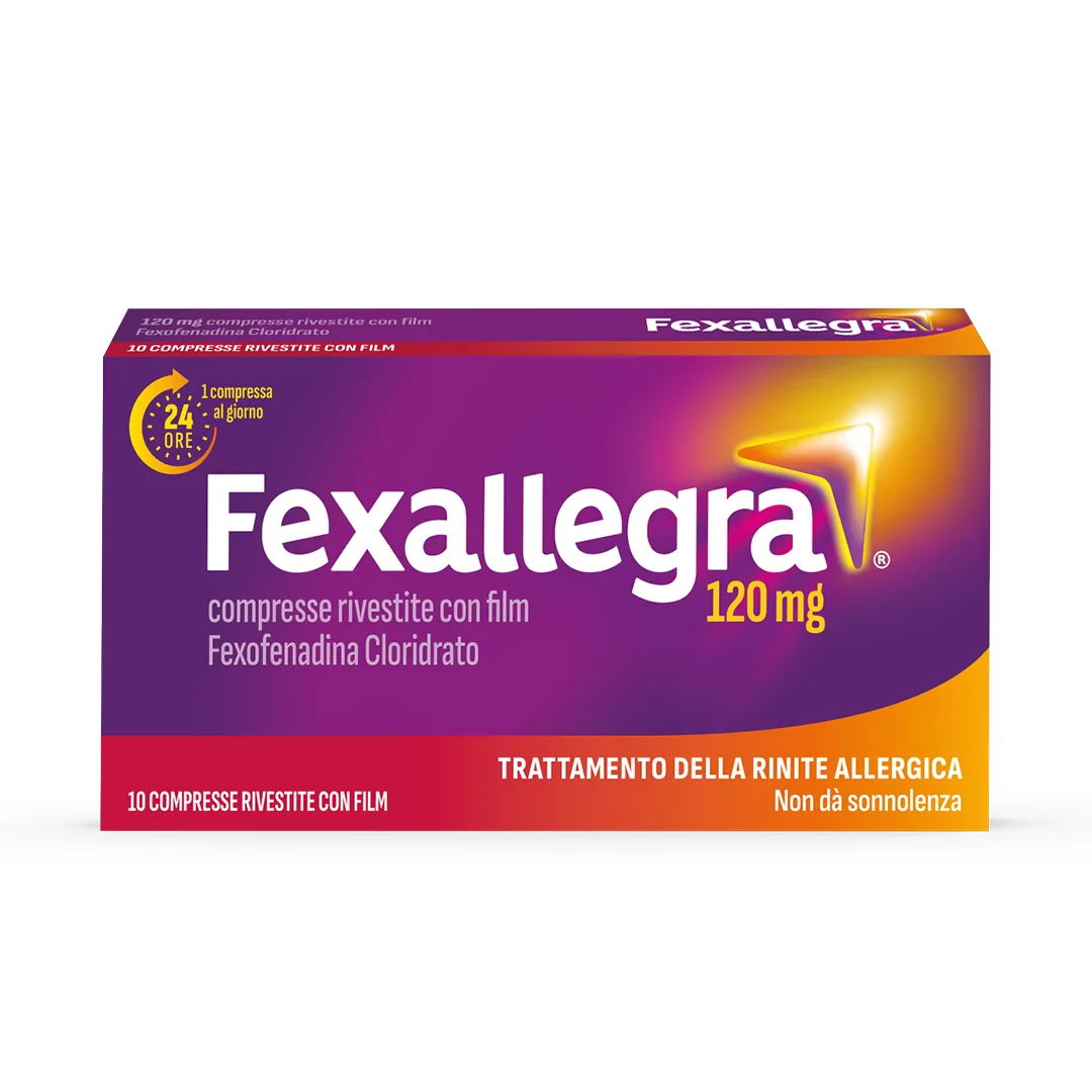 Fexallegra 120 mg 10 Compresse Rivestite Farmaco Antistaminico