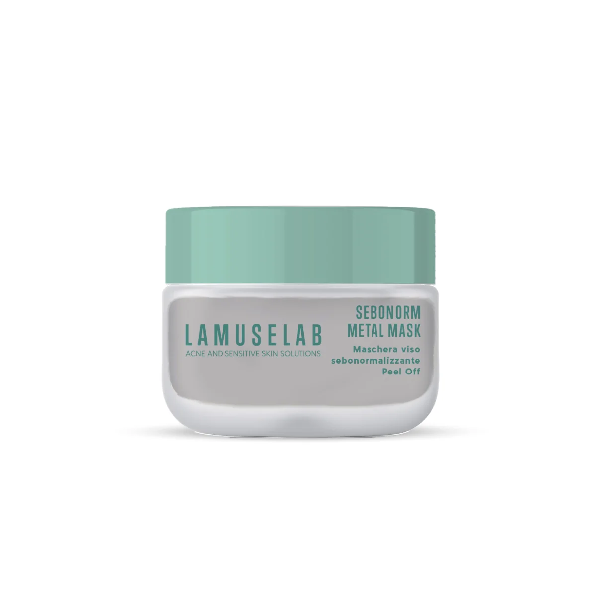 Lamuselab Sebonorm Metal Mask Maschera Seboregolatrice 100 ml Pelle mista, grassa o a Tendenza acneica