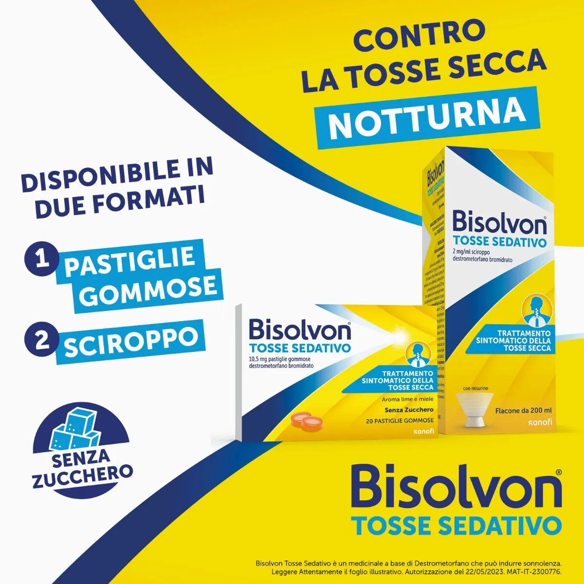 Bisolvon Tosse Sedativo Sciroppo 2 mg/ml 200 ml Tosse Secca