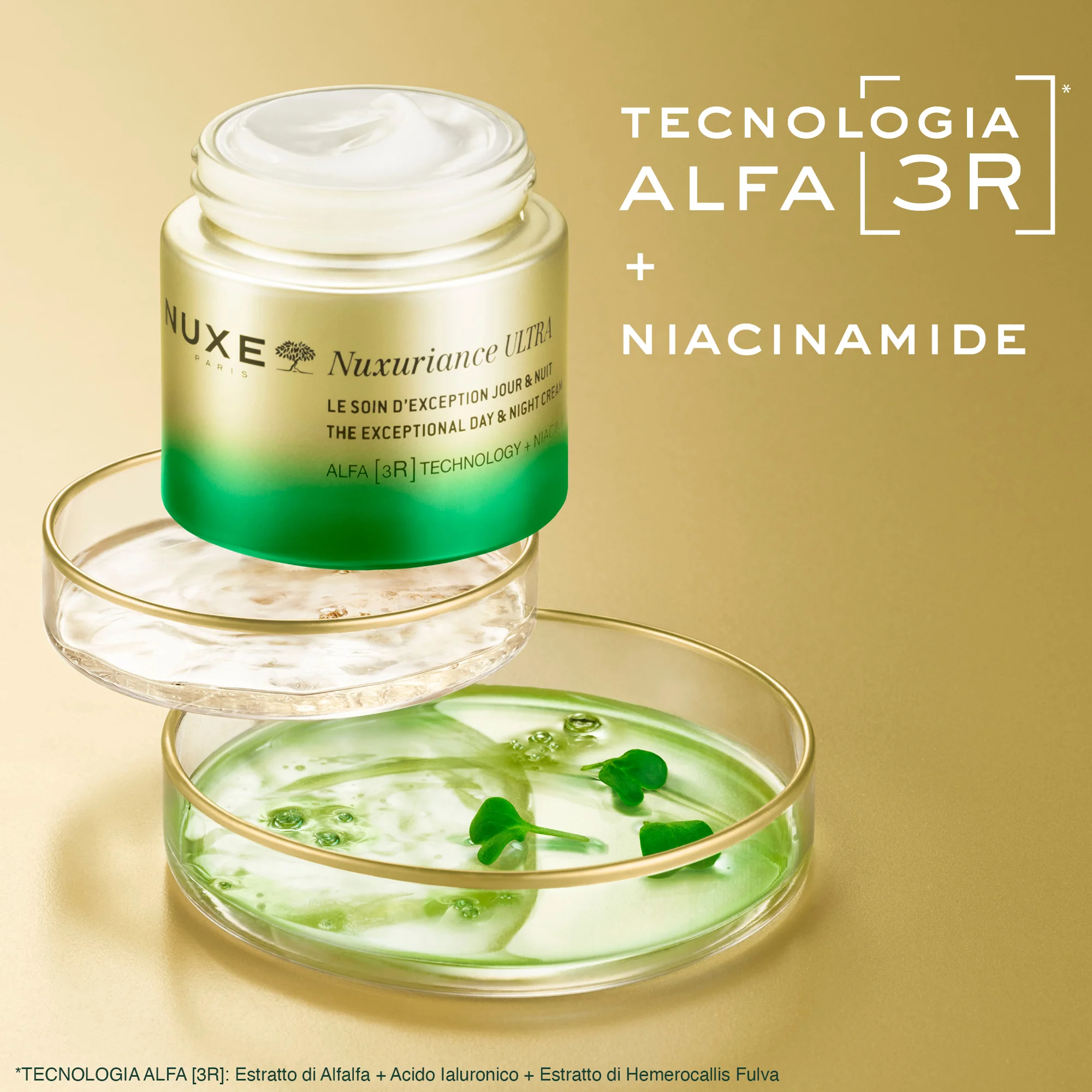 Nuxe Nuxuriance Ultra Crema Giorno e Notte Anti-Età Globale 75ml Corregge i Segni dell'Invecchiamento