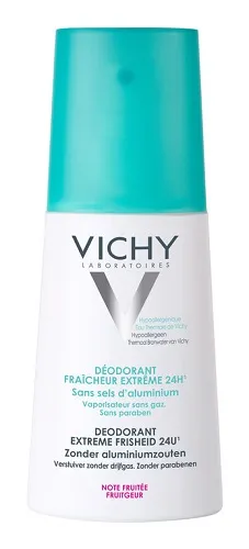 Vichy Deodorante Freschezza Estrema Nota Fruttata 100 ml – Deodorante Spray 24 h
