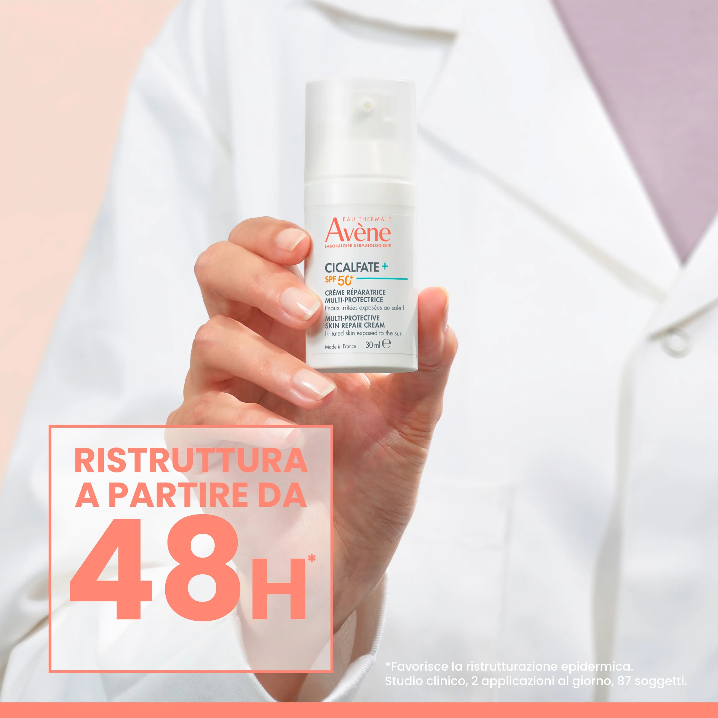 Avene Cicalfate+ Cr Spf50+ Pelle Sensibile e Indebolita