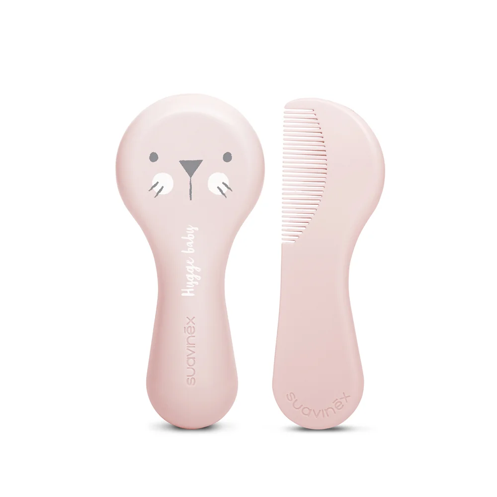 Suavinex Set Spazzola e Pettine Bianco