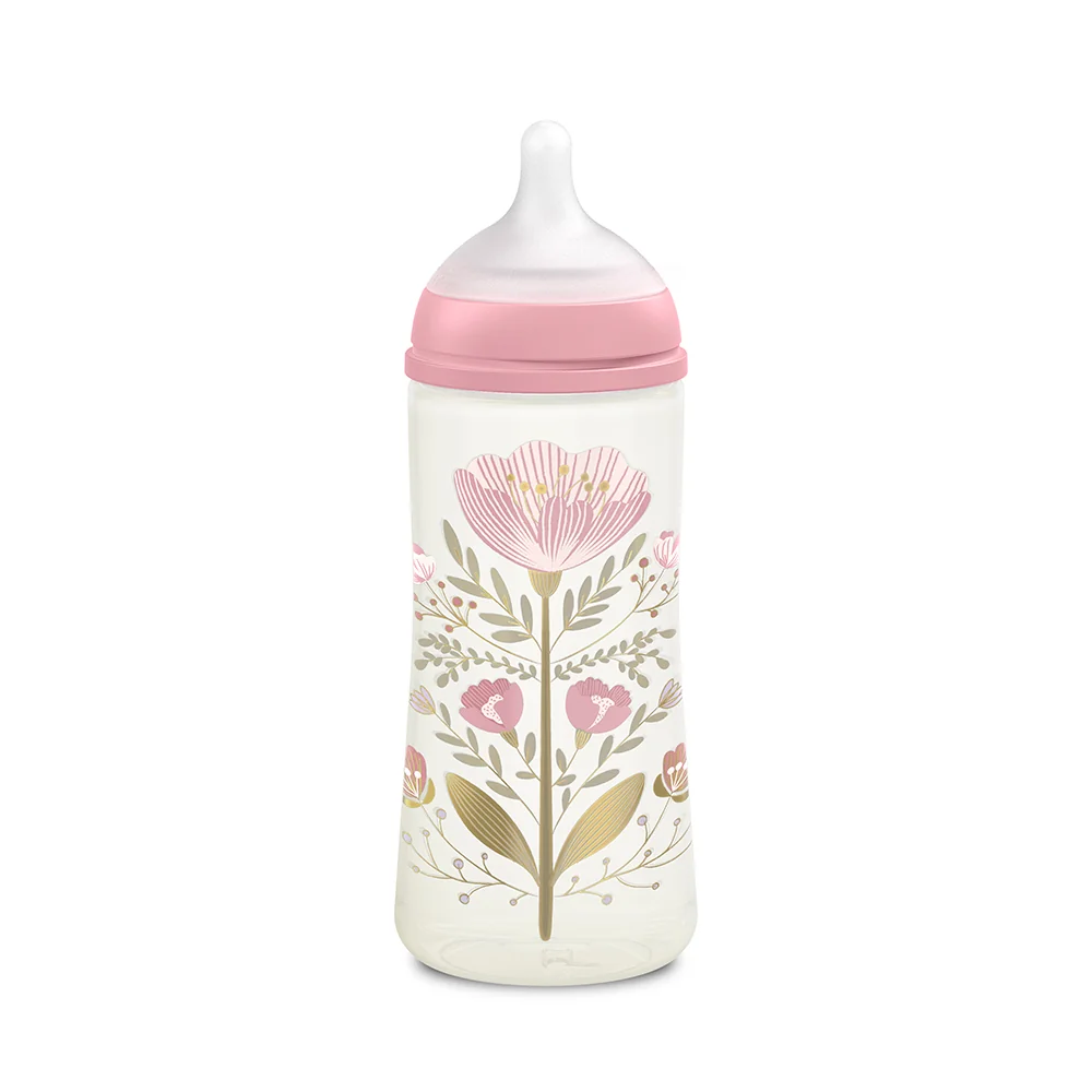 Suavinex Gold Biberon Silicone Rosa 360 ml