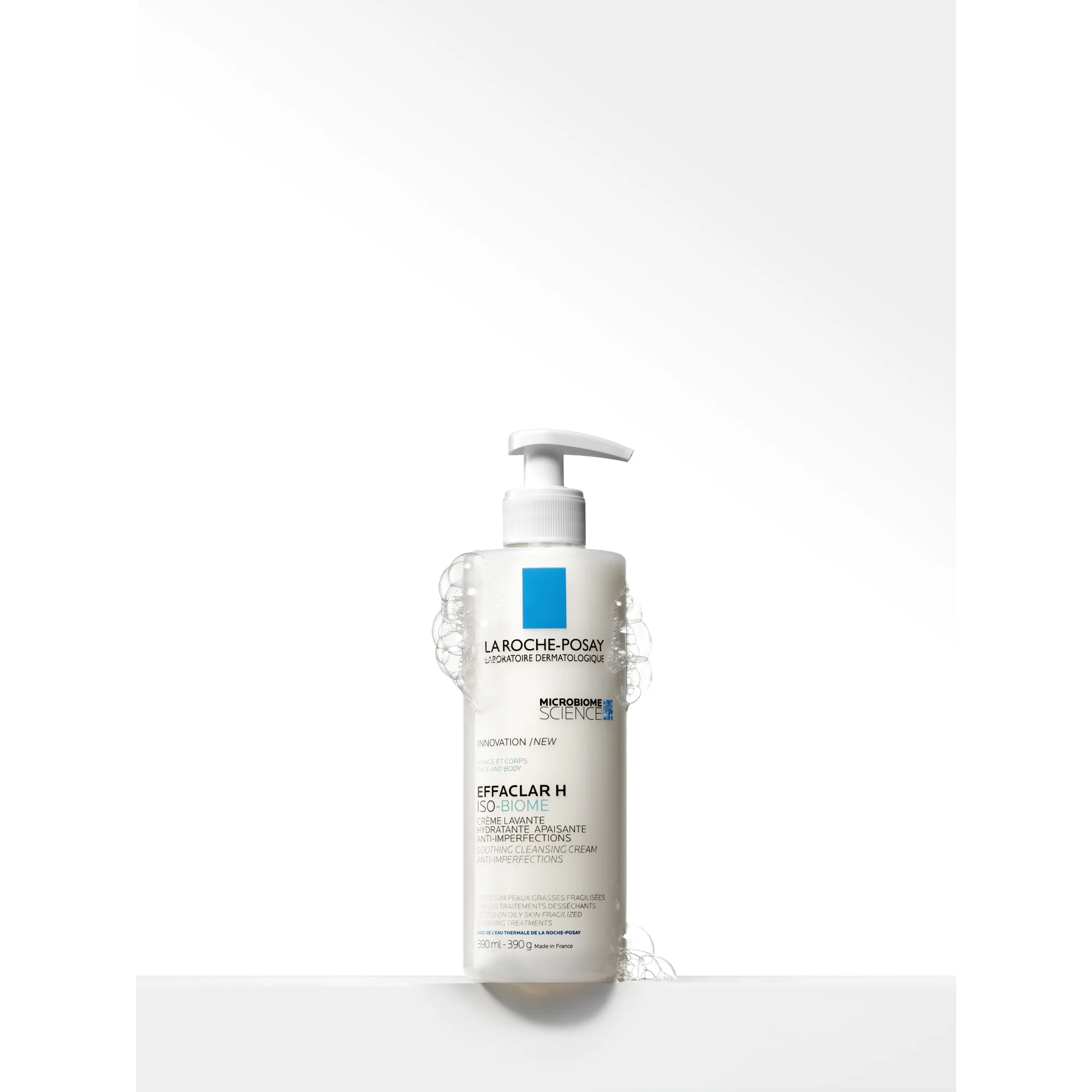 La Roche Posay Effaclar H Iso Biome Crema Lavante 400 ml Detergente Viso Pelle Grassa A Tendenza Acneica
