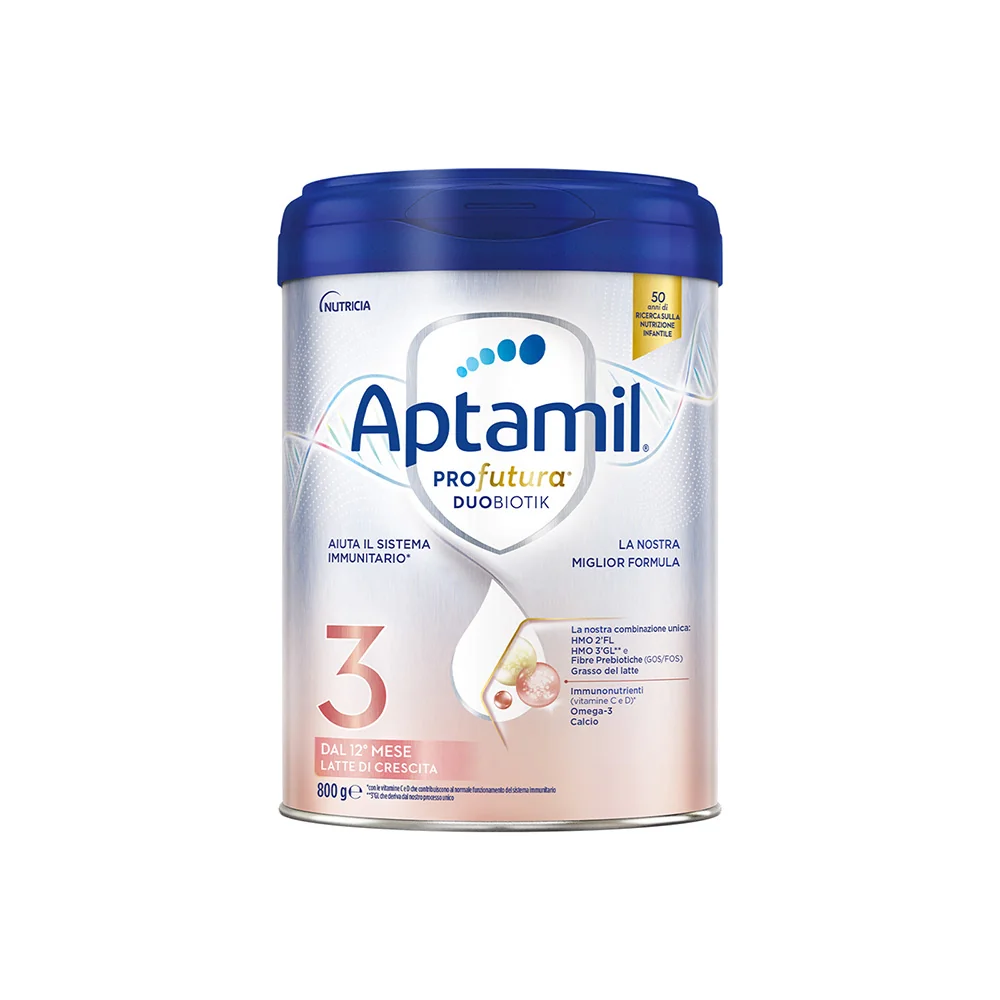 APTAMIL PROFUTURA Duobiotik 3 800g Latte di Crescita in Polvere per Bambini dai 12 ai 24 mesi
