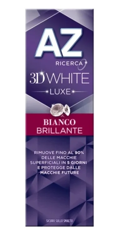Az 3Dw Luxe Bianco Brillante 75 ml Rimuove 100% Macchie Superficiali