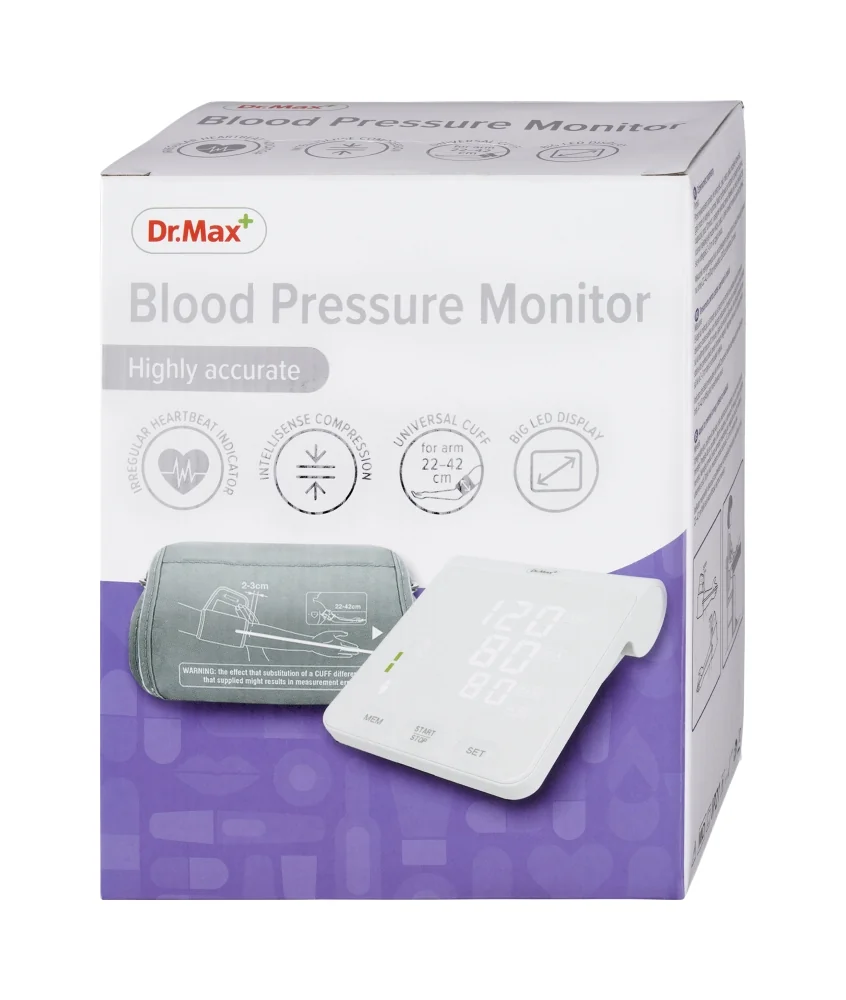 Dr. Max Misuratore di Pressione Monitor Altamente Accurato