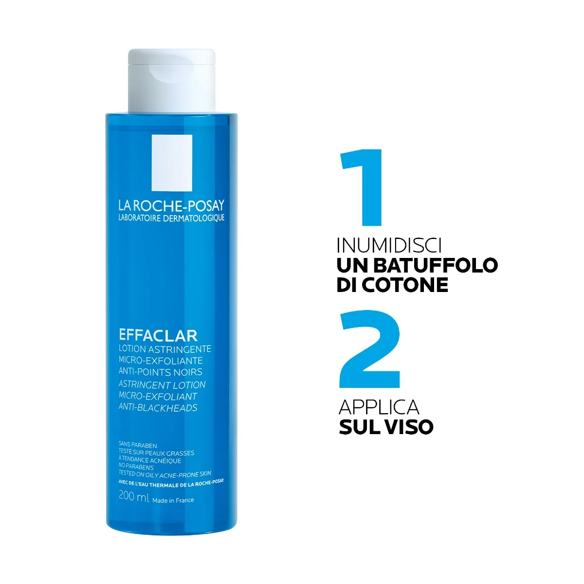 La Roche Posay Effaclar Lozione 200 Ml Astringente e microesfoliante