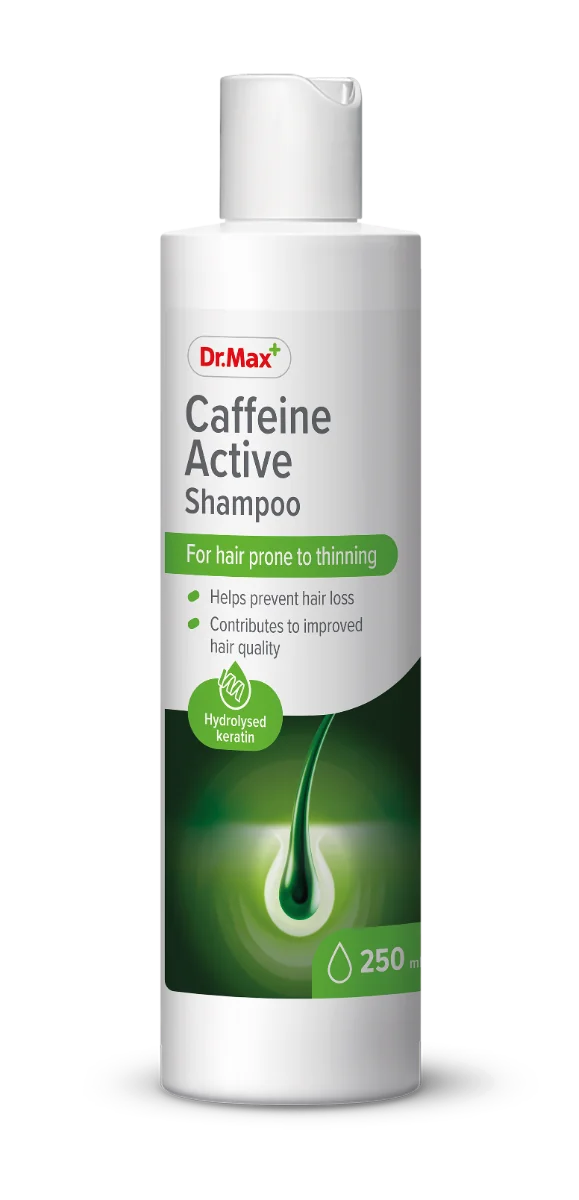 Dr. Max Shampoo alla Caffeina 250Ml Rafforzante e Anticaduta