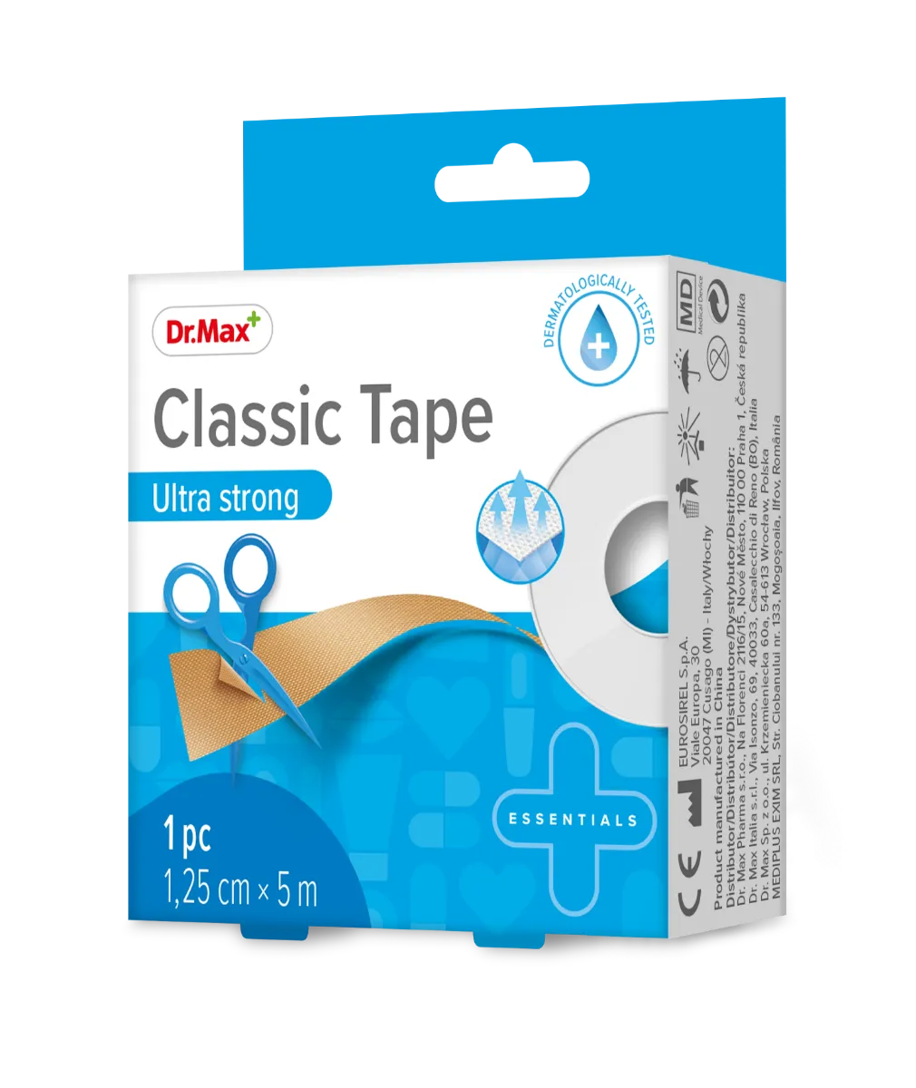Dr.Max Classic Tape Ultra Strong 1,25 cm x 5 m Cerotto Ultra resistente