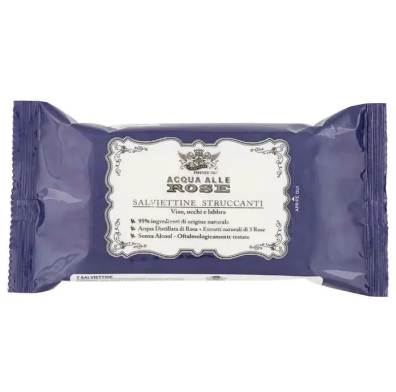 Acqua Alle Rose Salviette Viso Mignon 7 Pezzi Viso occhi e labbra