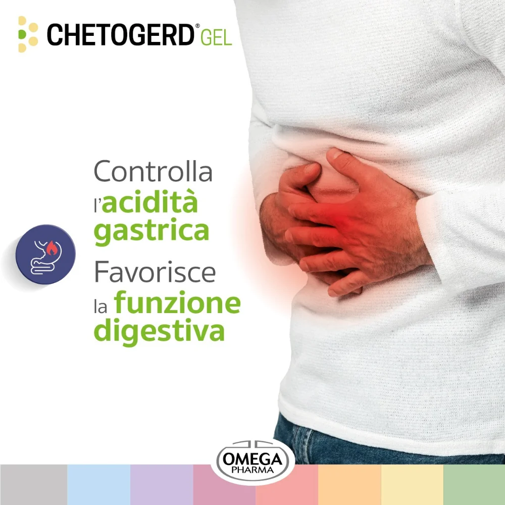 Chetogerd Gel 20 Bustine Stick Integratore Contro Acidità