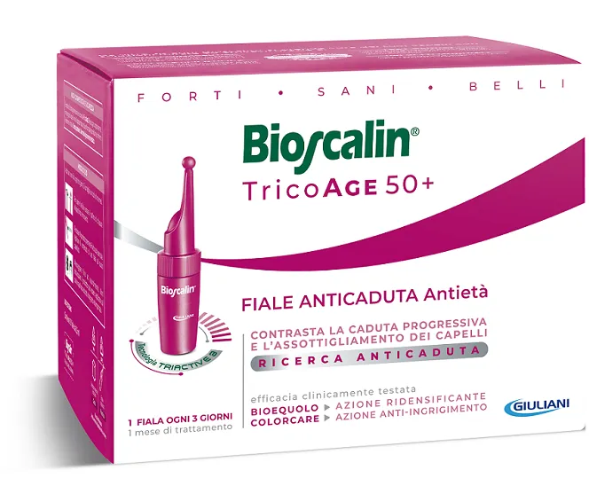 BioScalin TricoAge 45+ 10 Fiale - Trattamento Anticaduta Specifico per Donna