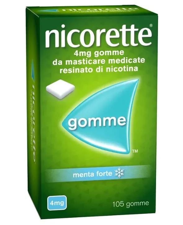Nicorette 105 gomme Masticabili 4 mg Menta