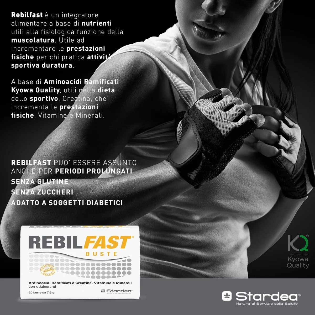 Rebilfast 20 Bustine 7,5 g Integratore per Sportivi