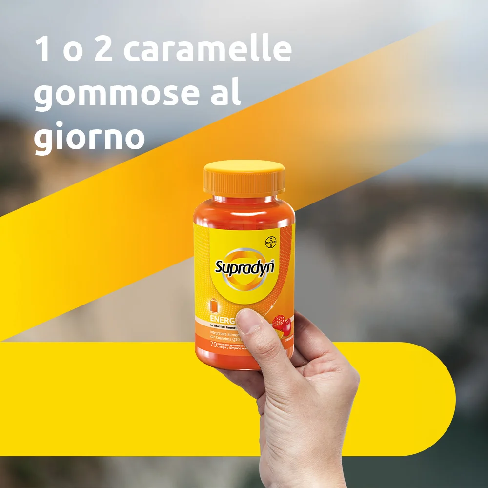 Supradyn Energy Integratore 70 Caramelle Gommose Multivitaminico
