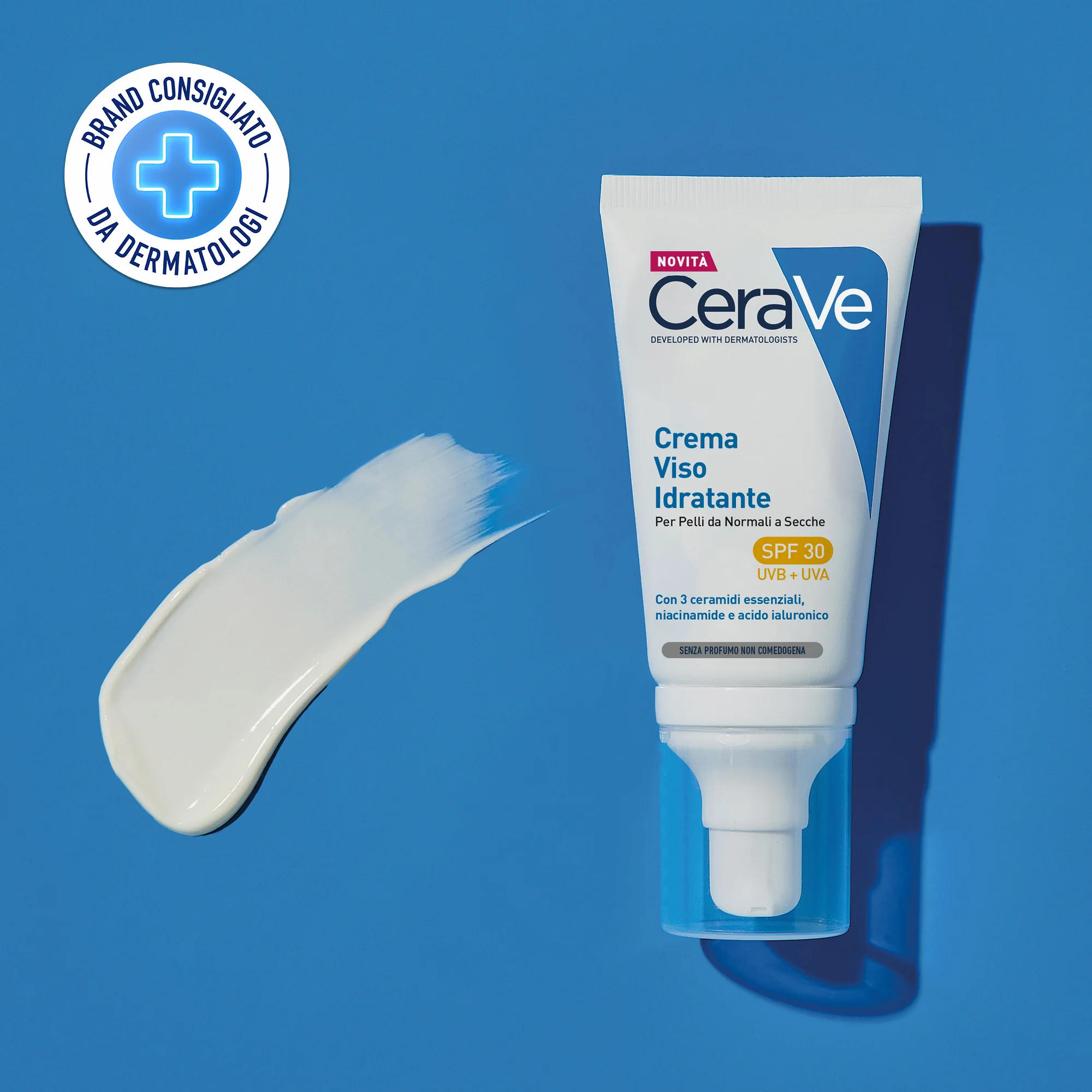 Cerave Crema Viso SPF30, 50 Ml Protezione solare