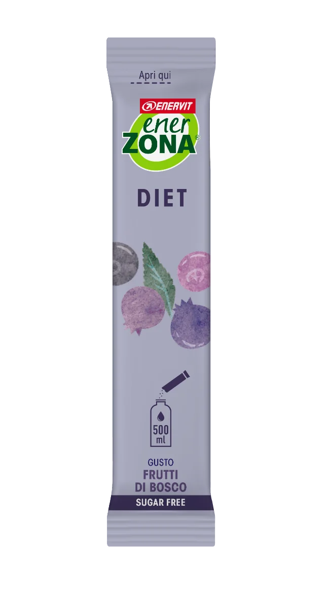 Enerzona Care Diet Frutti di Bosco 20 Bustine Controllo del Senso di Fame