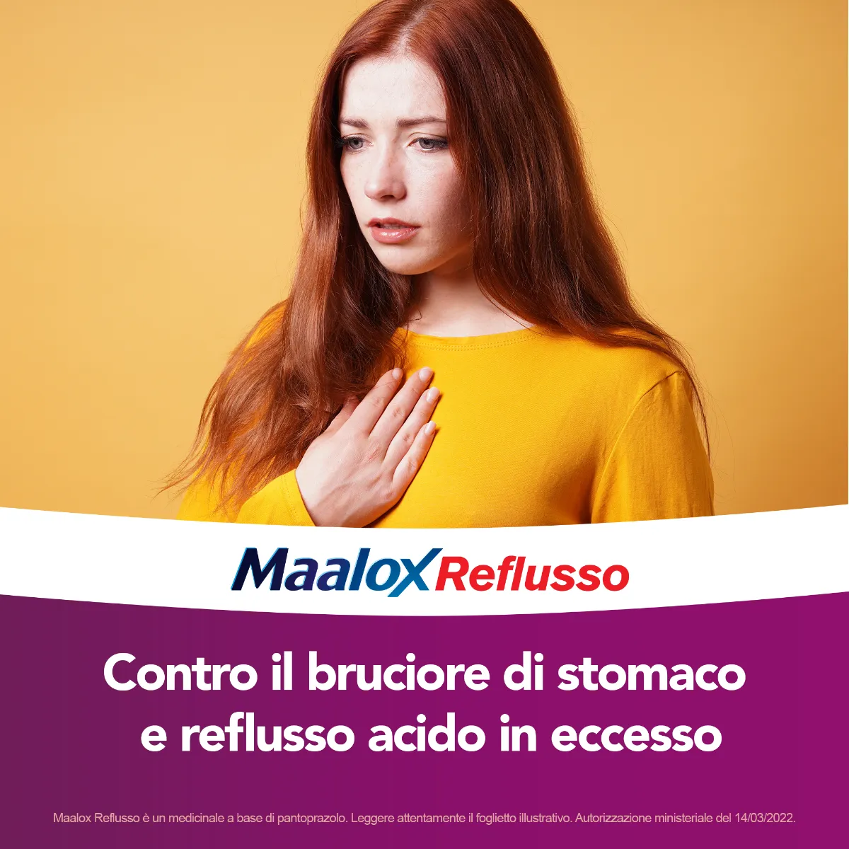 Maalox Reflusso 20 mg 7 Compresse Pantoprazolo