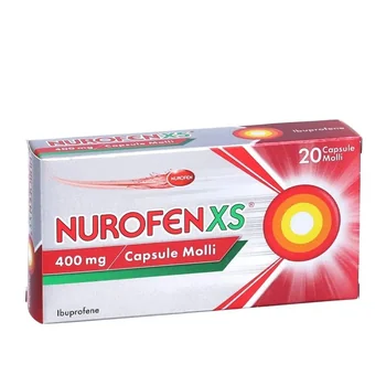 Nurofen XS 400mg 20 Capsule Molli Per Mal di Testa Dolori Ai Denti e Muscolari