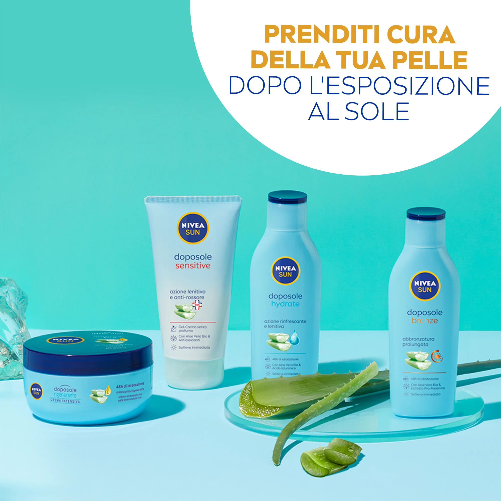 Nivea Sun Crema Intensiva Doposole Rigenerante Azione Idratante