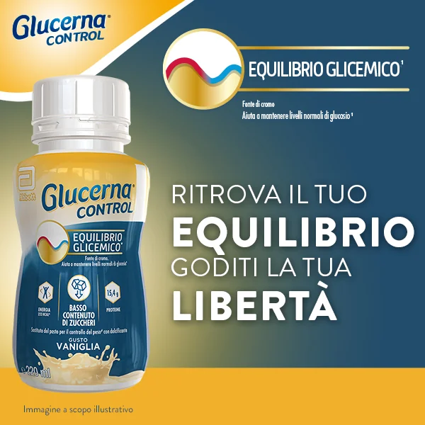 Glucerna Control Vaniglia 4 X 220 ml Senza Glutine