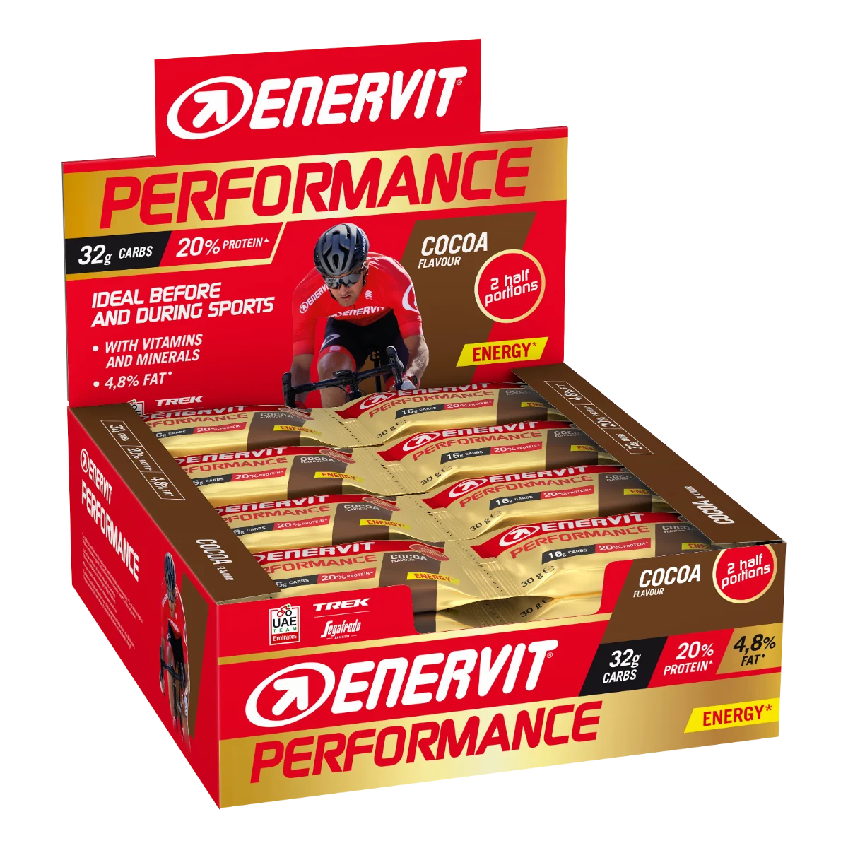 Enervit Power Sport Double Cacao Barretta Energetica 2x30 g Barretta