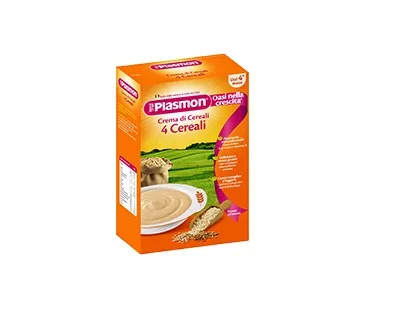 Plasmon Crema di cereali ai Quattro Cereali 230 g Alimento per l'infanzia