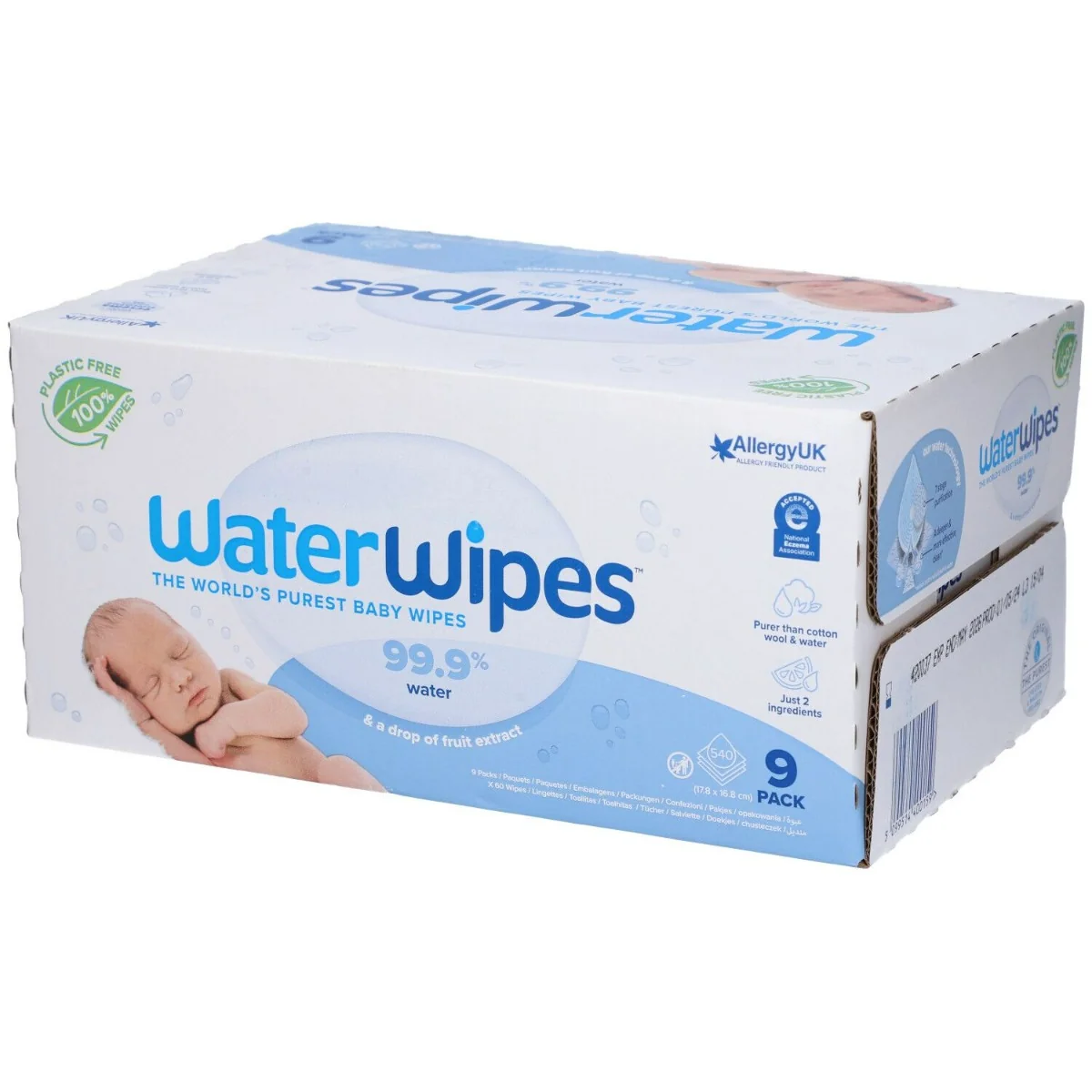 Waterwipes Bio 9X60 Salviette Per Bambini