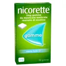 Nicorette 2 mg Gusto Menta 30 Gomme Masticabili