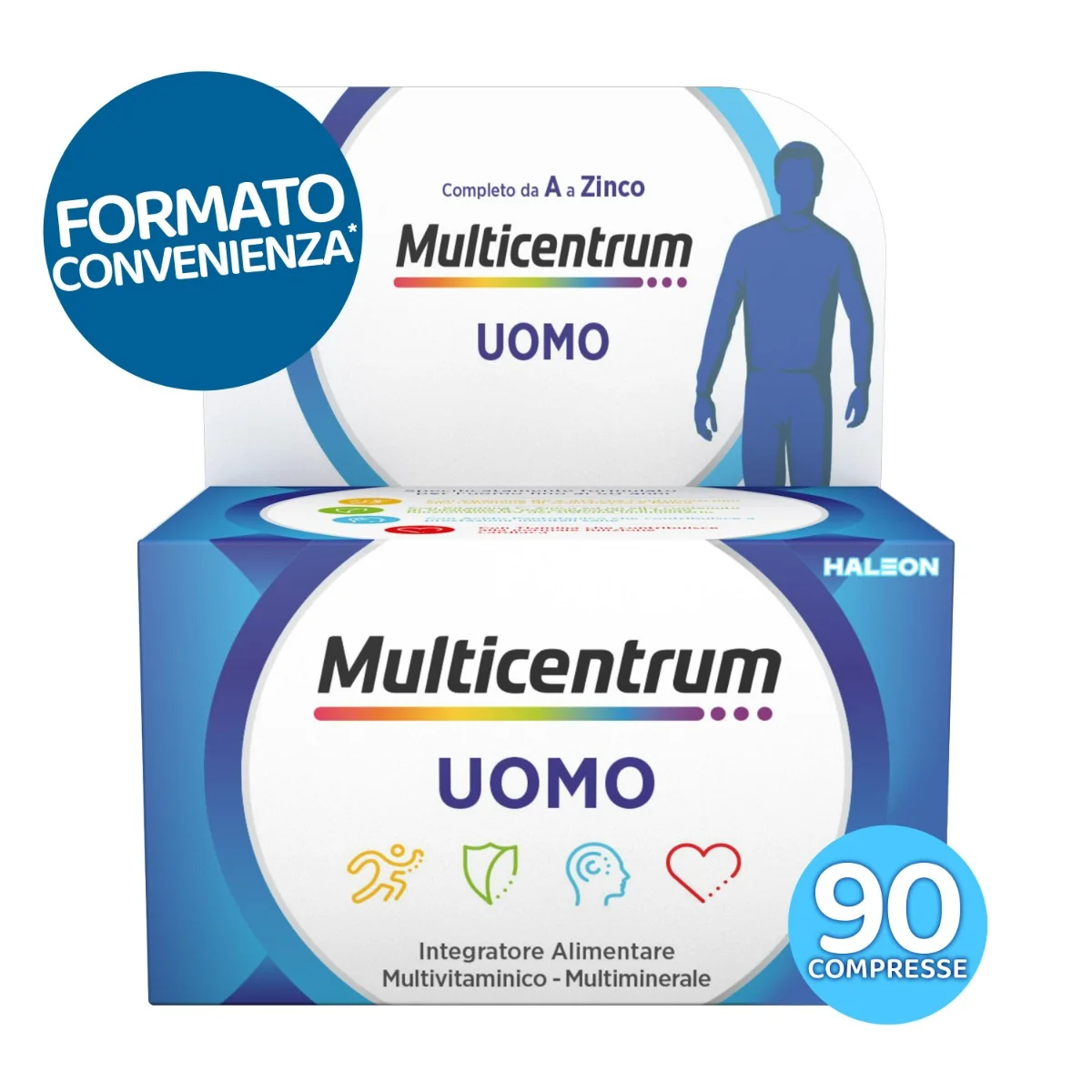 Multicentrum Uomo 90 Compresse Multivitaminico