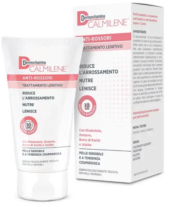 Dermovitamina Anti-Rossori Trattamento Lenitivo 40 ml Pelle sensibile a tendenza couperosica