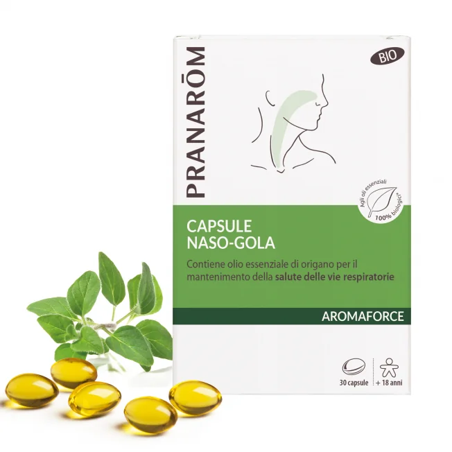 Pranarom Aromaforce Bio 30 Capsule Naso e Gola