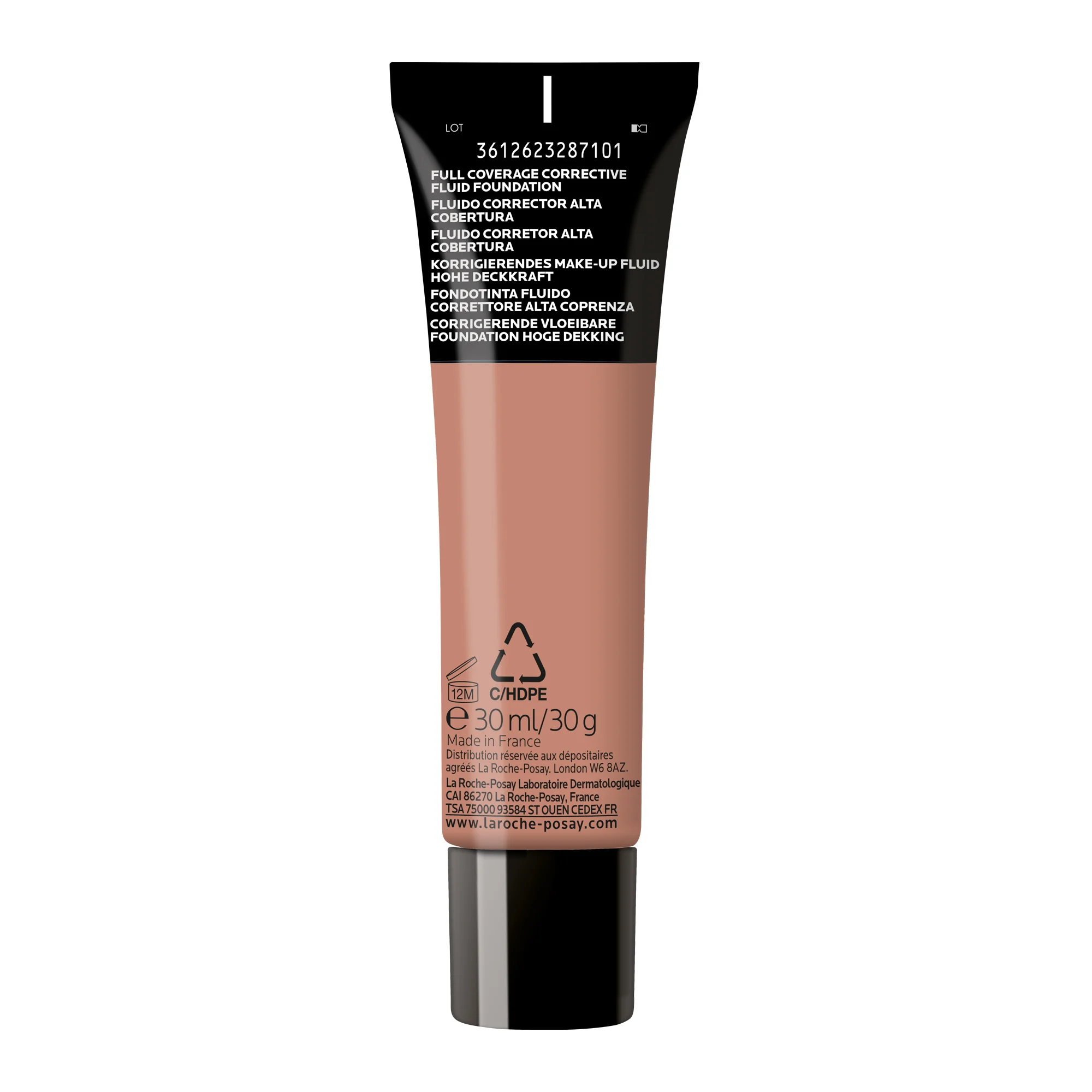 La Roche Posay Toleriane Fondotinta Fluido 11, 30 Ml Correttore alta coprenza