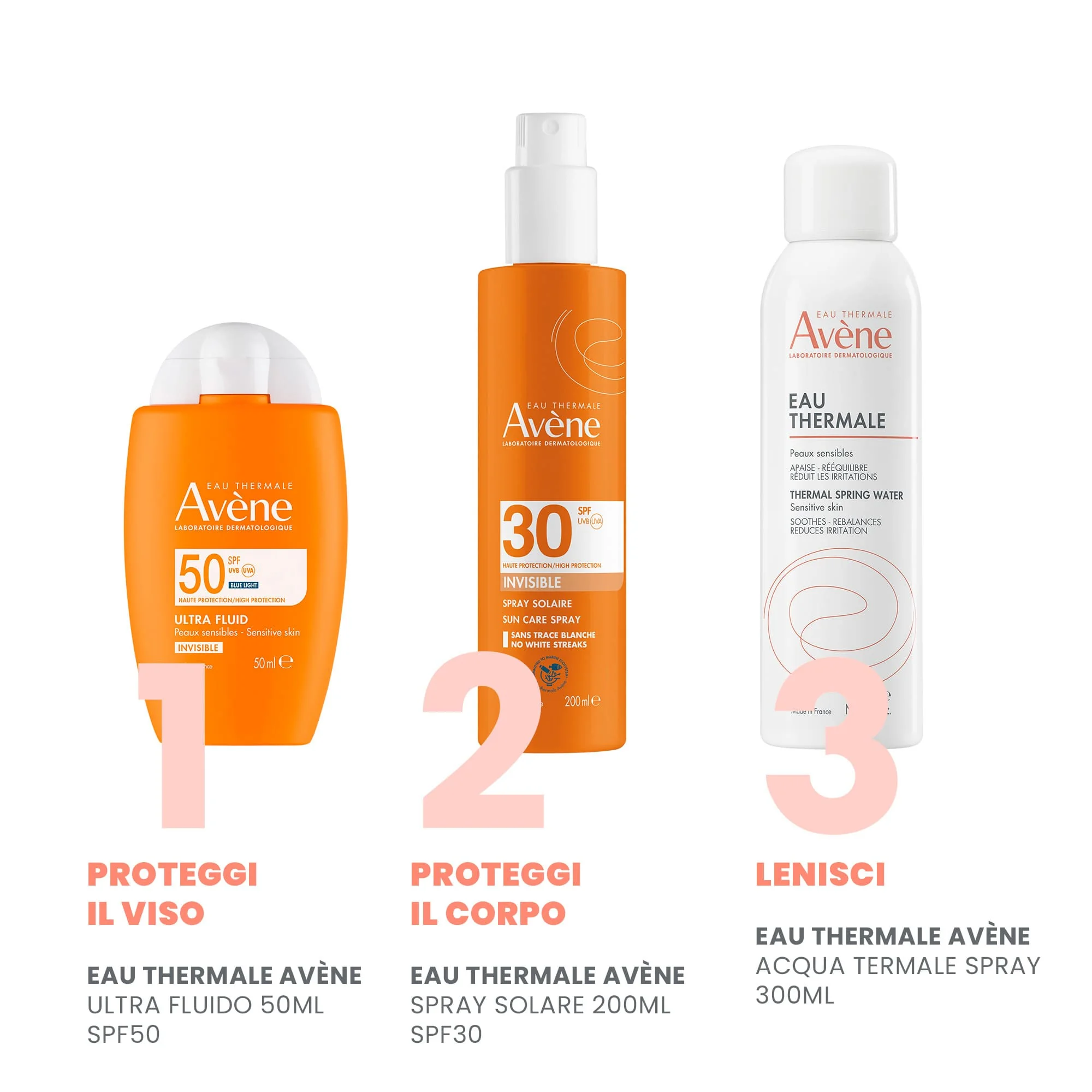 Avène Spray Solare SPF 30 200 ml Pelle Sensibile